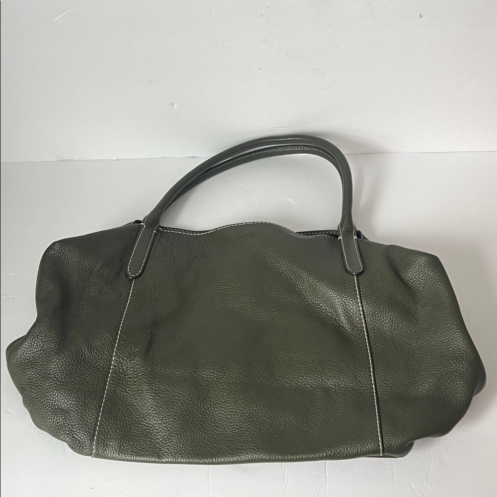 GILI Genuine Leather Green Tote Bag | Classic Everyday + Elevated Style 🕶️